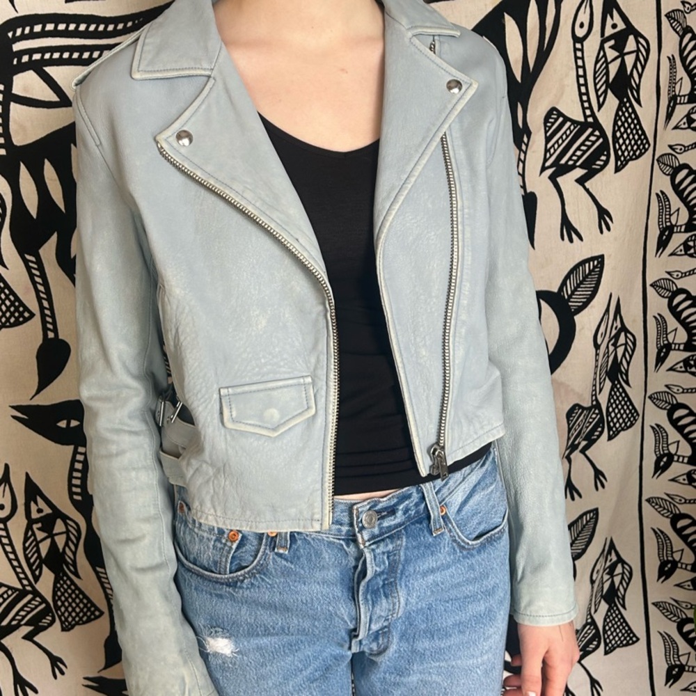 IRO Asheville Women's Light Blue Jacket